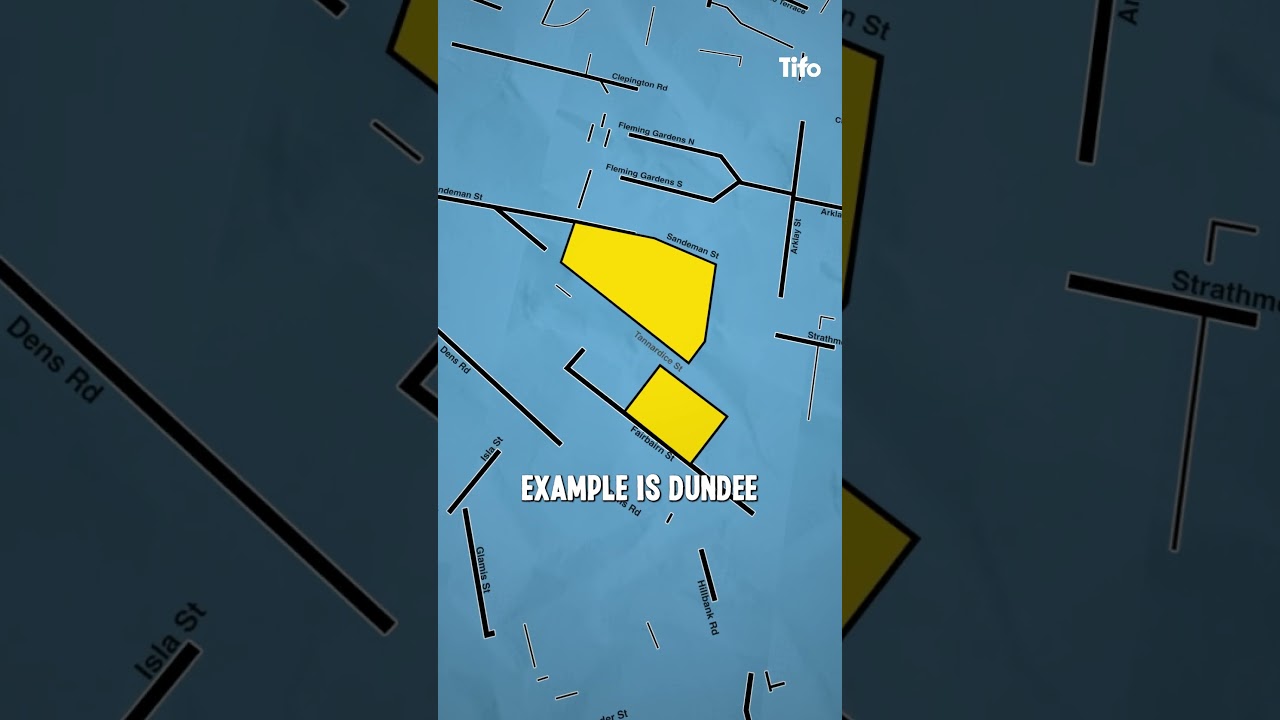 What's the closest rivalry in football? Literally.