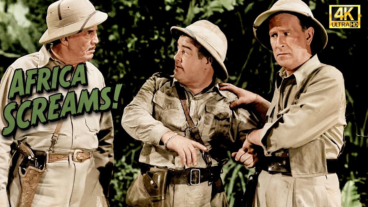 Africa Screams (1949) | Abbott & Costello Jungle Comedy | 4K - Free Movies