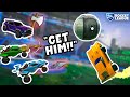 Pro Freestylers vs. 3 Platinum Hunters (Rocket League Manhunt)