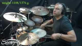 Samsun Raw Spark Medium Thin Hi Hat 15  weight: 1108/1376 g.
