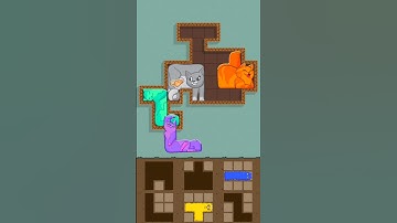 Puzzle Cats - Gameplay Walkthrough (iOS & Android) #shorts #games #funny