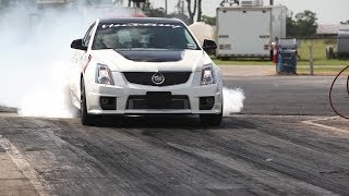 Burnout 101 in a 750 HP CTS-V Wagon