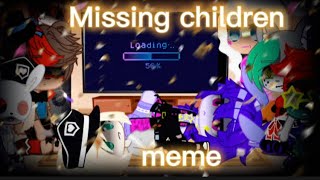 FNAF9 security breach react to memes missing children 🇵🇹🇷🇺🇺🇸