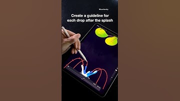 How to Animate Water Splash in Procreate Tips 💦☺️ #procreate #animation