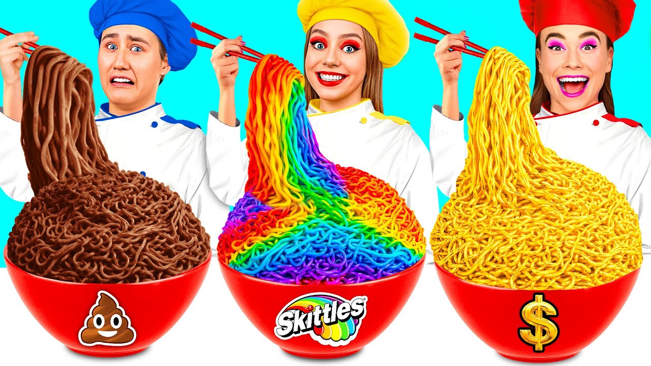 1$ vs 100$ vs 1000$ Cooking Challenge | Fantastic Food Hacks by Crazy DO