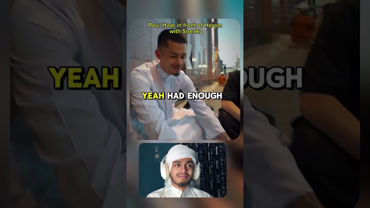 SNEAKO разговляется перед мечетью Масджид ан-Набави ❤️ С SonnyFaz