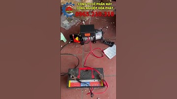 Test máy tời điện 12v. Tời điện 24v tải trọng 1 tấn, 2 tấn. Tời điện ắc quy lắp điều khiển từ xa
