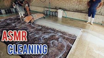 sewer overflow-dirty carpet cleaning | Satisfying rug cleaning ASMR