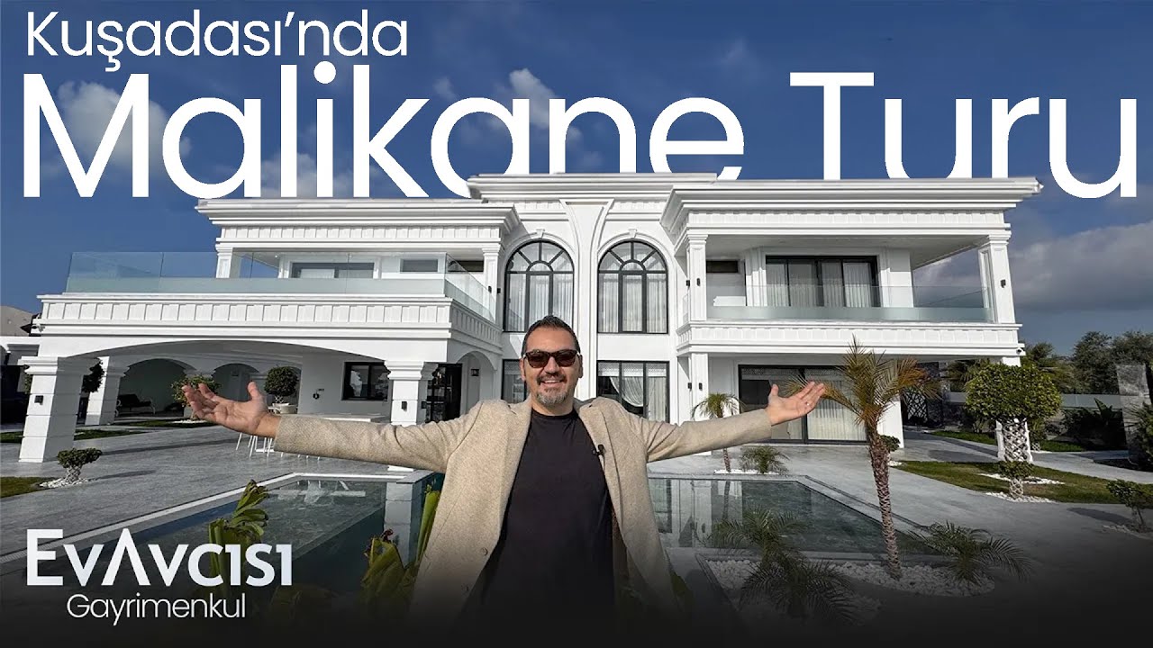 Kuşadası'nda Bembeyaz Bir Malikane | Kuşadası Satılık Villa — YouTube