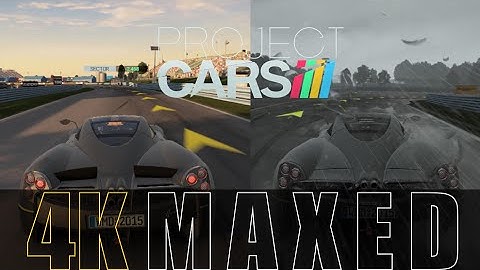 Project Cars-  Dynamic Weather- 4K on 4-Way Titan X SLI - MAXED settings!