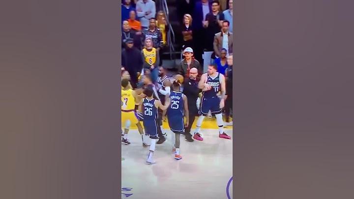 Russell Westbrook bumps into Luka Doncic #shorts #nba