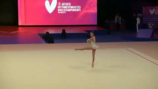 Marina Malpica 🇲🇽 AA Pelota Campeonato Mundial de Gimnasia Ritmica en Valencia 🇪🇸 2023