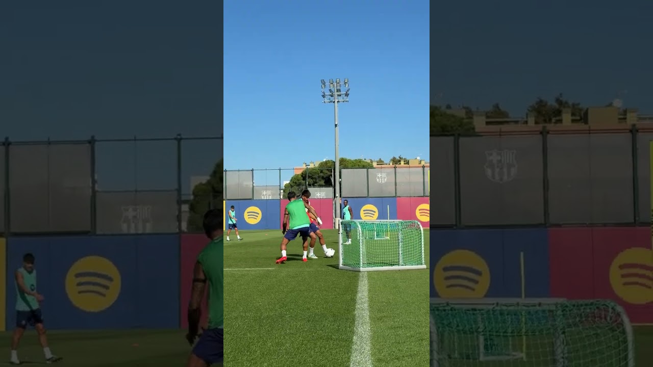 Buen movimiento de Brian con el Barça