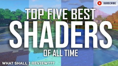 TOP 5 SHADERS OF MCPE | LITE-LOW-MED-HIGH-ULTRA | FOR MCPE 1.16+, 1.17+, & 1.18+ | PBR GRAPHICS