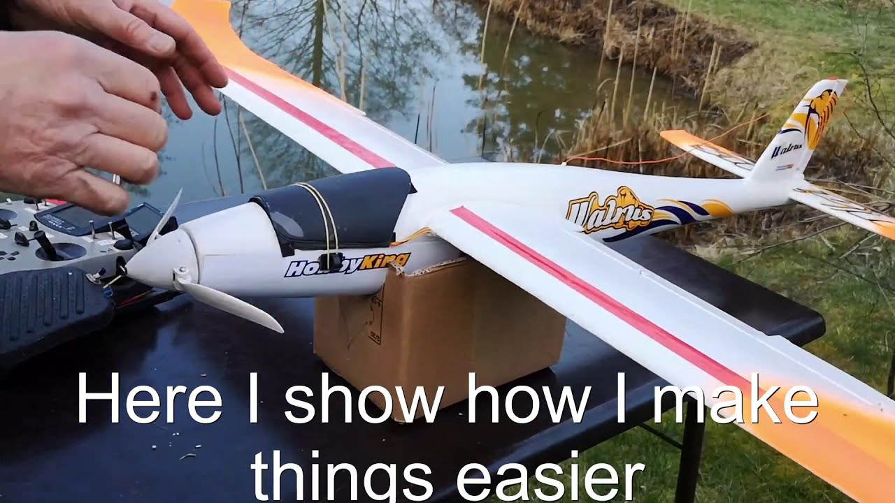 Hobbyking Walrus Tips and Tricks to mount it easy and how I use flaps