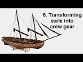 Making the Rudder and Weathered Sails | Bounty Boat Build – Part 6