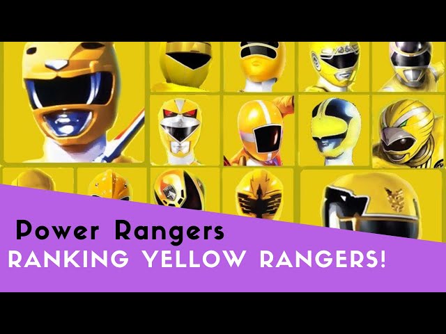 Every Yellow Power Ranger Ranked