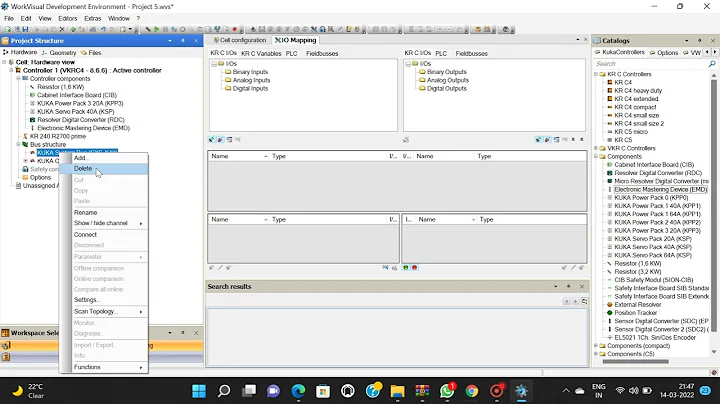 Kuka Work Visual   Create new Project