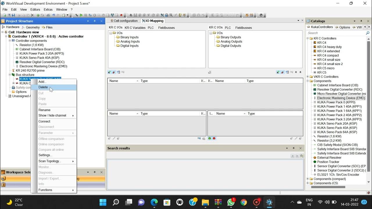 Kuka Work Visual Create new Project YouTube