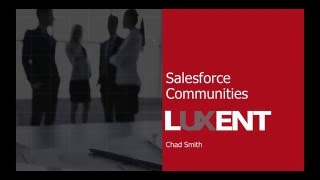 Salesforce Expert Webinar: Saleforce Communities