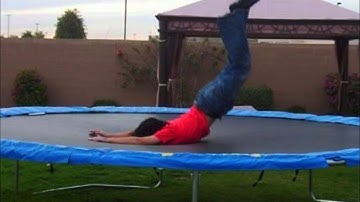 Fails Funny Trampoline Jump  Compilation 2017 - New