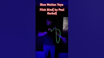 Slow Motion Yoyo(#15) Flick Bind #yoyo #yoyotricks #slowed #skills #fyp #blessed #hobby #trending