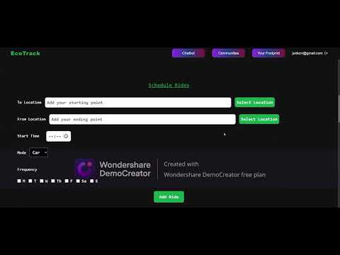Ecotrack Demo