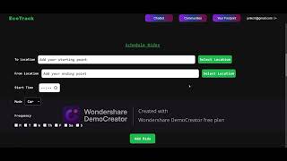 Ecotrack Demo