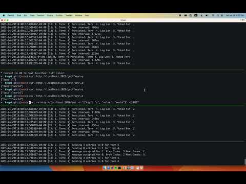 Distributed key-value API demonstrating a basic Raft implementation in Go