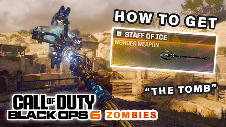 How to get the STAFF OF ICE Wonder Weapon on The Tomb Map ► Black Ops 6 Zombies