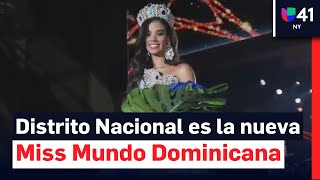 Distrito Nacional se corona como Miss Mundo Dominicana 2025