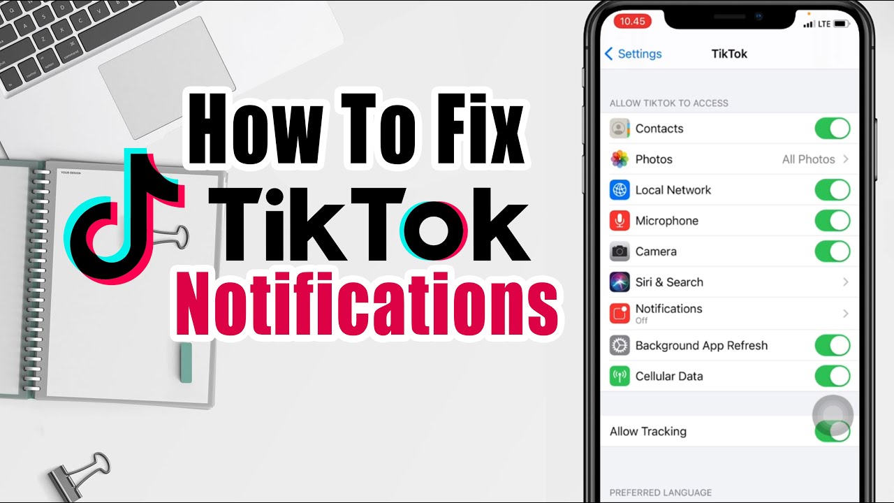 How To Fix Tiktok Notifications Not Showing On Iphone - YouTube