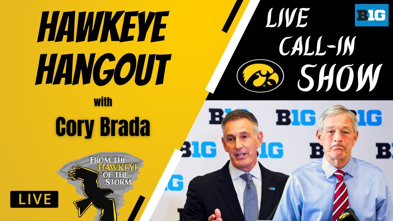 HAWKEYE HANGOUT / THINGS JUST GOT A LOT HARDER FOR IOWA FOOTBALL / Iowa Hawkeyes LIVE CallIn