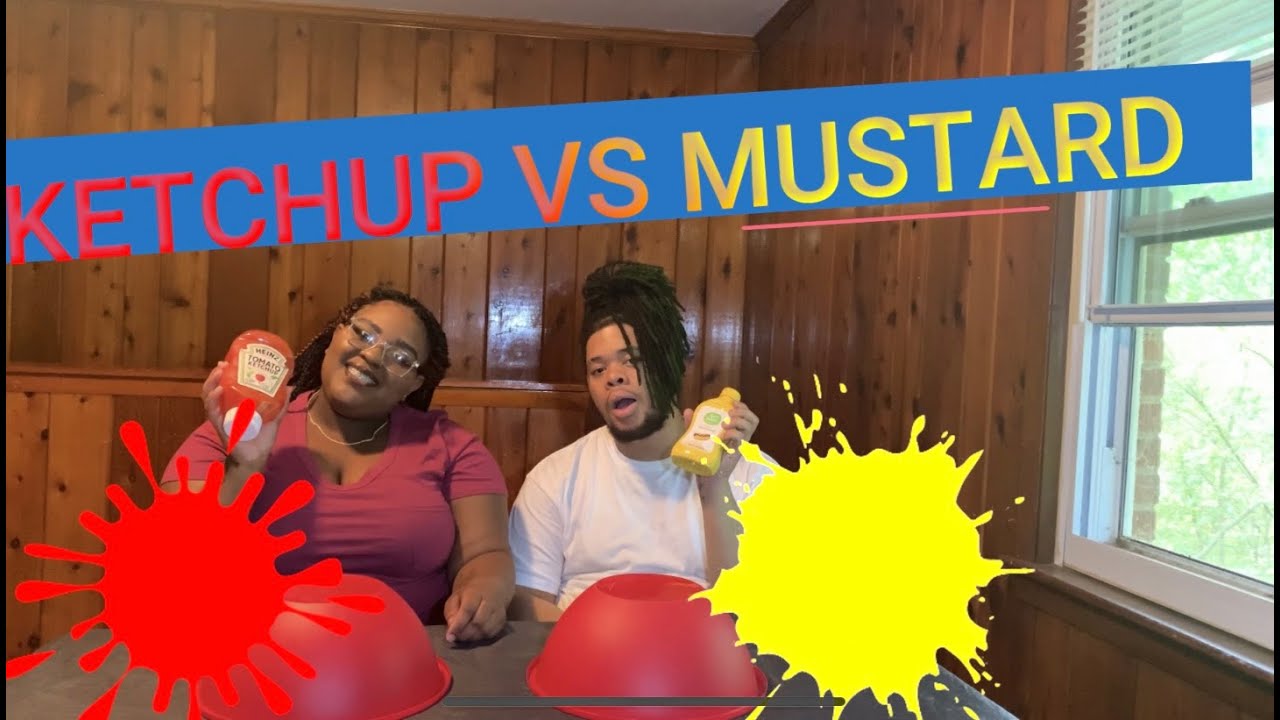 KETCHUP VS MUSTARD FOOD CHALLENGE YouTube