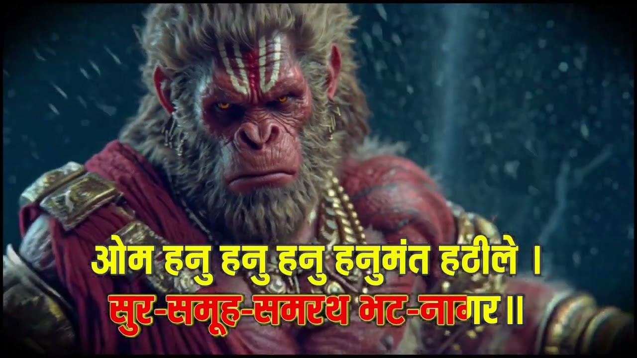 BAJRANG BAAN With Lyrics | Latest New Bhajan | Deep Chill Lyrical