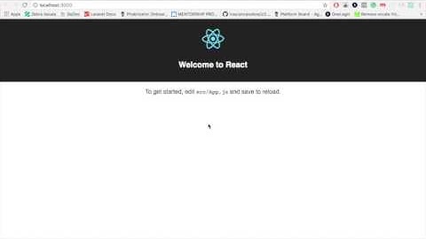 Start a react app without webpack configurations