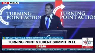 Matt Gaetz's TPUSA speech: Our America is a Pro-Life nation