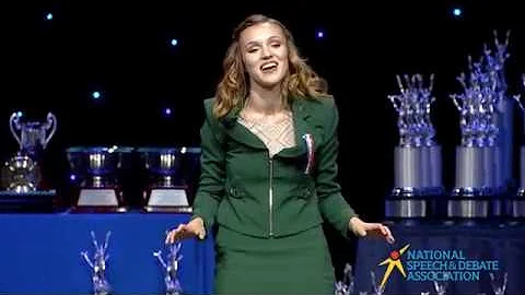 NSDA Humorous Interpretation 2018