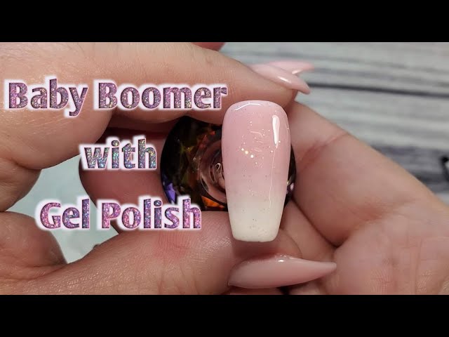 Pink and White Ombre Full Set of Fake Nails | The Nailest