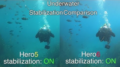 GoPro Hero6 Underwater Stabilization Comparison (with Hero5) GoPro Tip #597 | MicBergsma