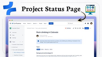 Hoe maak je een projectstatuspagina in Confluence?