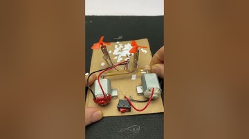 Dc motor to drone motor new power transfer project #dcmotor #dcmotorproject #tech #sciencproject