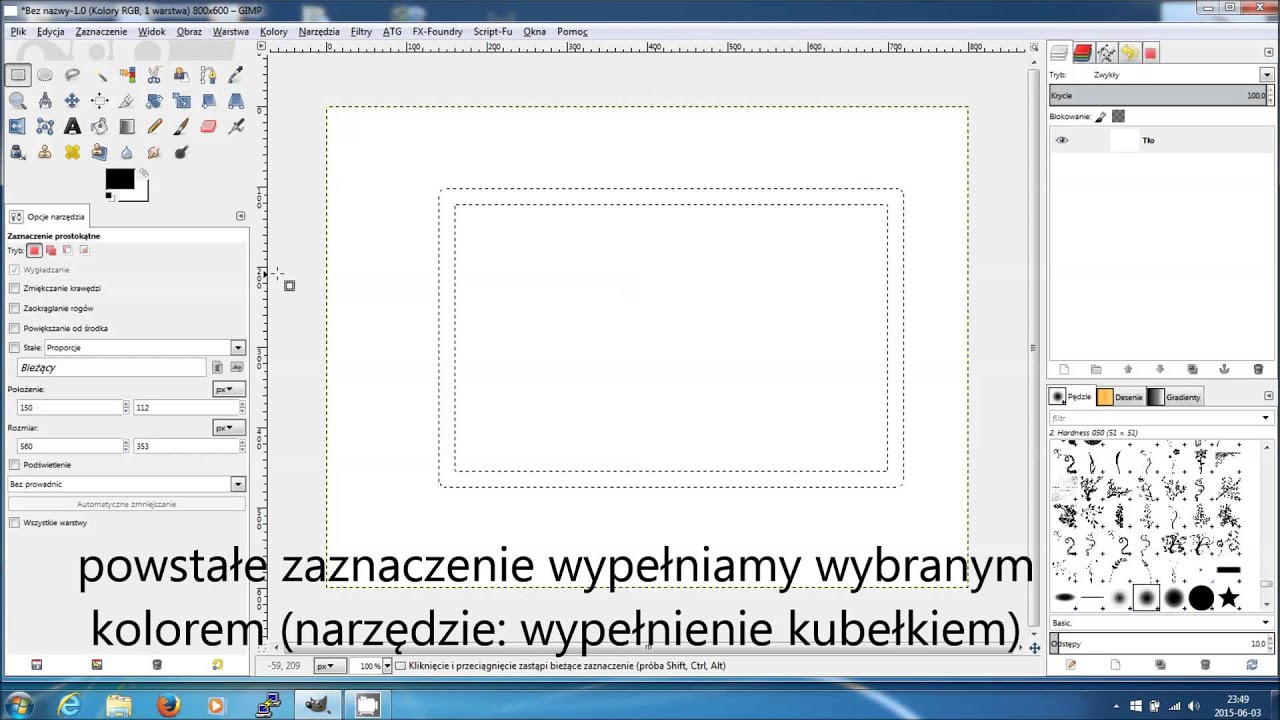 Jak Zrobić Prostą Ramkę Na Zdjęciu Gimp Youtube