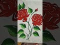 Rose flower use poster colour #shortvideo #viralvideo #art