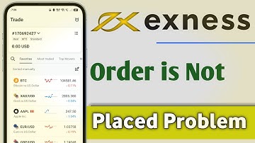 Exness Go Order is Not Placed Problem Solve