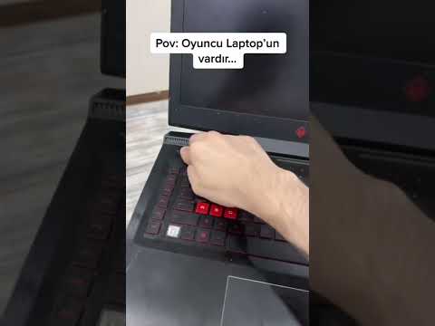 Pov: Oyuncu laptop’um vardır… #shorts