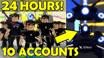 Clicker Simulator HATCHING for 24 HOURS on 10 ACCOUNTS! Clicker Sim NEW FUTURISTIC FANSTASY EGG!
