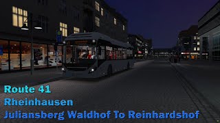 Omsi 2 Rheinhausen- 41 Juliansberg Waldhof To Reinhardshof (Volvo 7700H) screenshot 3