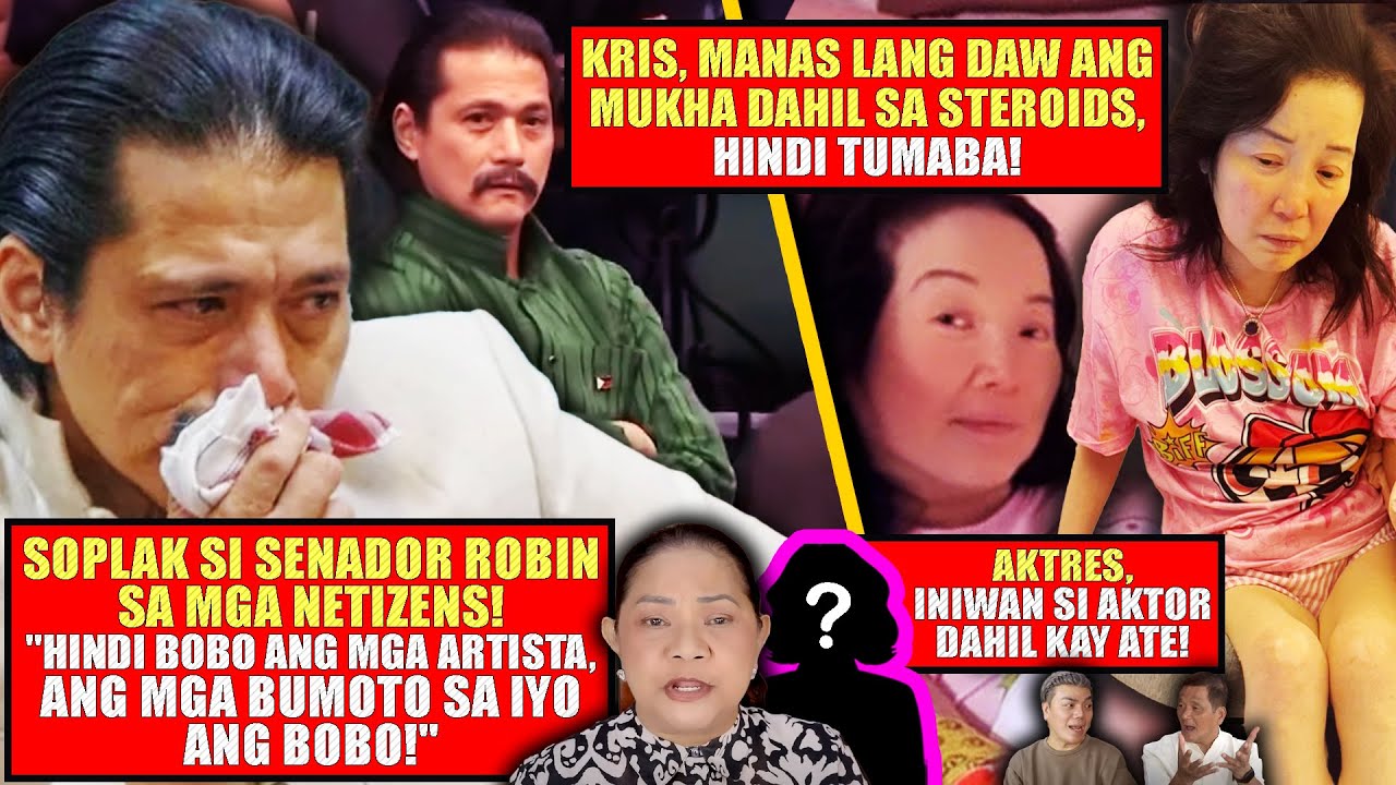 SEN. ROBIN, CAMPAIGN MANAGER LANG NINA VP SARA AT SEN. IMEE SA 2028!❗KRIS, SOBRANG PAYAT NG BRASO...