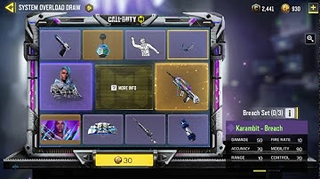 System Overload Draw - COD Mobile New Order S1